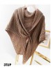 Knitted Cape w/ Buckle Detailing